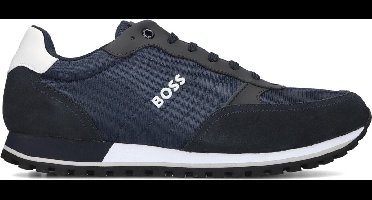 Boss Parkour-l Runn Sneakers - Leer - Heren - Blauw - Maat 45