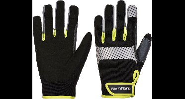 Portwest PW3 Algemeen gebruik Handschoen - Zwart/Geel - M