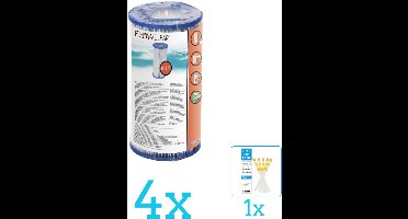 Bestway - Flowclear - Filtercartridge Type III - Volumebundel - Filter - 4-delig