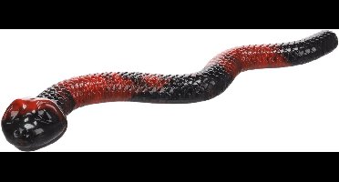 FLAMINGO - SPEELGOED SNEAKY SNAKE ROOD/ZWART 42x13x5,5CM