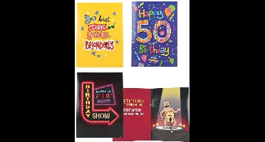 Depesche verjaardagskaart Happy Birthday to you - vrolijke kaart.