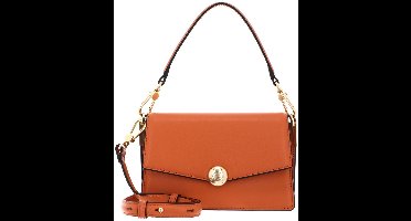 LACOSTE Leren schoudertas Tennis Bliss Flap Crossover Bag Blossom abrikoos