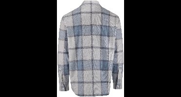 Boss Orange locky 2 geruit overshirt blauw