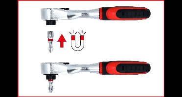 KS Tools Ratel 1/4" 125mm, 80 Tanden, Max 100Nm