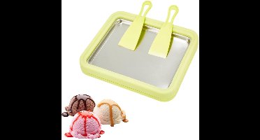 Groente Instant ijsmachine, ijsroller, bevroren yoghurtvorm, instant gelato pan/rol, zelfgemaakte doe-het-zelf-producten voor leuke ouder-kindactiviteiten voor het hele gezin