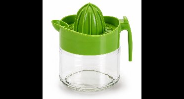 Glazen Citruspers 300 ml – Transparante Sinaasappelpers & Citroenpers – Ø 9 x 12 cm – Handmatige Citruspers