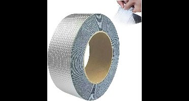 Butyltape, waterdichte butyltapes, aluminiumfolie zelfklevende reparatietape, butyltape afdichtingstapes voor daklekkages, vensterbankopeningen, leidingbreuken, 1 stuk, 5x500cm