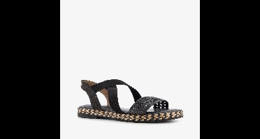 Tamaris dames sandalen zwart goud - Maat 42