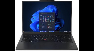 Lenovo ThinkPad X1 Carbon Gen 13 Aura Edition Copilot+ PC Intel Core Ultra 7 258V Laptop 35,6 cm (14") WUXGA 32 GB LPDDR5x-SDRAM 512 GB SSD Wi-Fi 7 (802.11be) Windows 11 Pro Engels Zwart