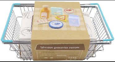 Houten Boodschappen Speelset