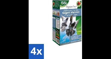 BSI – Duivenpinnen – Pigeon Free Inox – Vogelafweer 1,5 m - Voordeelverpakking - 4 stuks