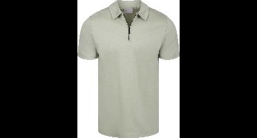 Suitable Poloshirt Silky Light Green - Maat XL - Heren - Polo shirt Heren met Korte mouw