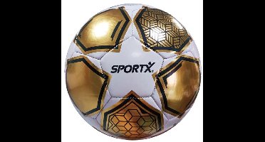SportX Mini Voetbal Gold White Star 160-180 gr
