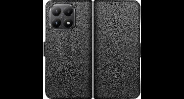 Just in Case hoesje geschikt voor Xiaomi 15T Hoesje met Pasjeshouder - Bookcase Classic - Zwart