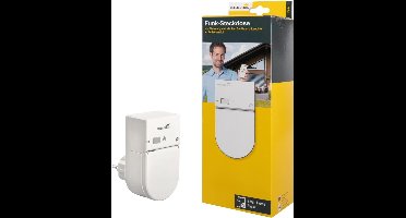Schellenberg 20034 draadloos smart home stopcontact, buitenadapter, wit