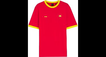 Boss Heren T-Shirt Rood 50562134/648 Ts Bb Bc Lux