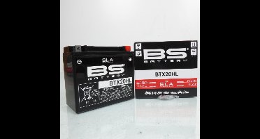 accu sla bs voor moto harley davidson 1584 flstsb softail cross bones 2008 à 2011 ytx20hl-bs / 12v 18ah neuf