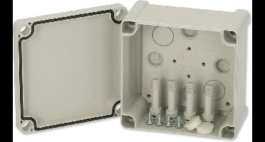 Fibox TA 111107 Wandbehuizing 110 x 110 x 65 ABS Grijs-wit (RAL 7035) 1 stuk(s)