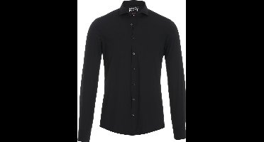 Pure H.Tico The Functional Shirt Zwart - Maat 39 - Heren - Overhemden Formeel