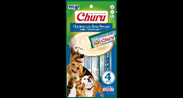 Inaba Churu Dog Chicken With Tuna Recipe - Hondensnacks - 4x14 g