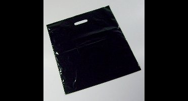 Draagtas DKT zwart 45x50 - 2x4 cm 500 st