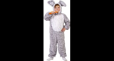 Konijnen pak kind grijs