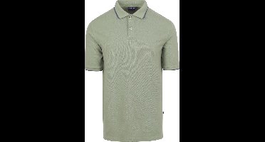 Suitable Respect Polo Tip Ferry Groen - Maat XXL - Heren - Polo shirt Heren met Korte mouw
