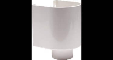 Dyka pvc vergaarbak 80mm wit