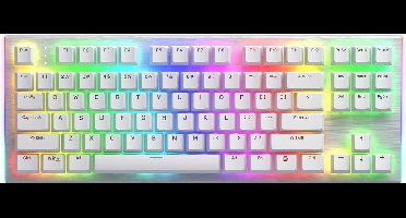 HATOR Gravity X TKL toetsenbord Gamen USB QWERTY Amerikaans Engels Wit
