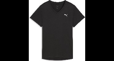 PUMA W TAD ESSENTIAL VNECK Tee Dames sportshirt - Puma Black