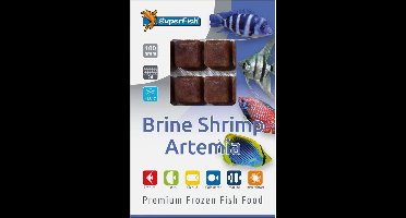SuperFish Diepvriesvoer Artemia 100 Gram Diepvries