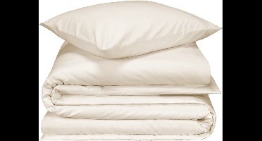 De Witte Lietaer Dekbedovertrek Laura Soft White - Eenpersoons - 140 x 200/220 cm - Katoen Flanel