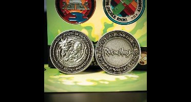 FaNaTtik Rick and Morty - Collectable Coin Limited Edition Verzamelobject - Zilverkleurig