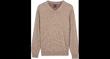 Baileys – Heren – Pullover – Gebreid – Regular fit – Ronde hals – Trui – Taupe – 520091-865