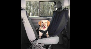 Trixie - Hondendeken - Auto Achterbank - Met Deurbescherming - Zwart - 150X135 cm