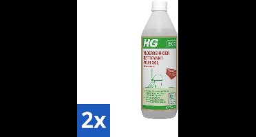 2 x HG - Eco Vloerreiniger - Milieuvriendelijke Reiniging - 1L - Vloerreiniger - Ecologische Reiniger - Milieuvriendelijk Schoonmaken - Harde Vloeren - HG Eco