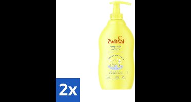 2 x Zwitsal - Babyverzorging - Zeepvrije Wasgel - Voor de Gevoelige Babyhuid - 400 ml - Babywasgel - Babyhuid - Milde Reiniging - SLES-vrij - Natuurlijke Ingrediënten