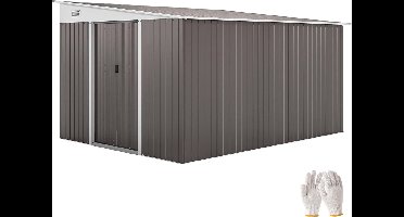 Tuinberging – Tuinschuur – Berging – Opberghok – Stalen Berging – Duurzaam Gegalvaniseerd Staal – Ruime Opbergruimte 280x345x201 cm