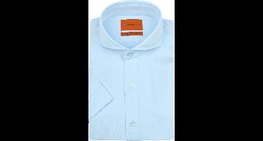 Suitable Shortsleeve Sorona Overhemd Erik Lichtblauw - Maat 39 - Heren - Overhemden Formeel