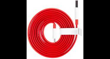 Orginele OnePlus Warp USB-C kabel 1m Rood/Wit