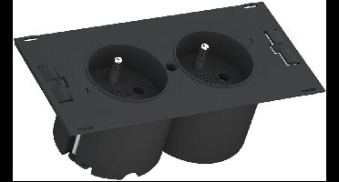 BACHMANN DUE 2xUTE vermogen 2,0m AEH, zwart, 2 m