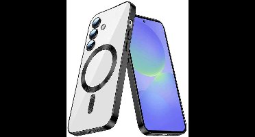 Hoesje Geschikt voor Samsung A26 Hoesje Zwart - Geschikt voor MagSafeTelefoonhoesje - soft siliconen Backcover