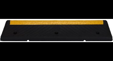 Wielstop voor vrachtwagens - Zwart - 1000 mm x 300 mm x 150 mm- - Rubber - - Voor binnen & buiten