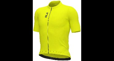 Ale Pragma Color Block Korte Mouw Wielertrui Geel S Man