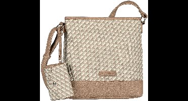 TOM TAILOR schoudertas Xenia Crossbody Bag Printed Taupe