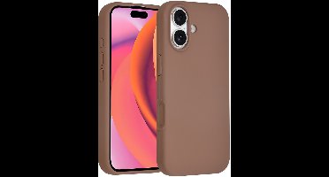 TUNIQ telefoonhoesje voor Apple iPhone 17 - Siliconen backcover - Bruin