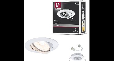 Premium Inbouwlamp zwenkbaar rond 83mm 30° GU5,3 max. 50W 230/12V dimbaar Wit