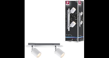Spotlight Tube IP44 GU10 230V max. 2x10W dimbaar Wit, Chroom