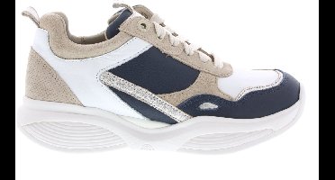 Dames Veterschoenen Xsensible Swx28 Navy Combi Hx Donkerblauw - Maat 4