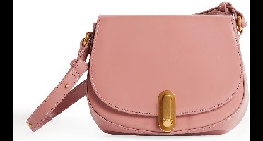 Ted Baker Leren schoudertas Kkhayli Twist Lock Detail Shoulder Bag Dusky - Pink oud roze